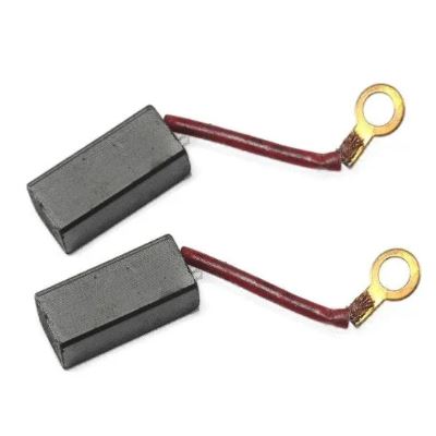 Щетки 6х9.5х20 электроугольные поводок, клемма, флажок, отверстие 3,5мм для ДИОЛД дп 1,85