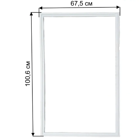 Уплотнитель 67,5*100,6 Haier в паз 0060841554