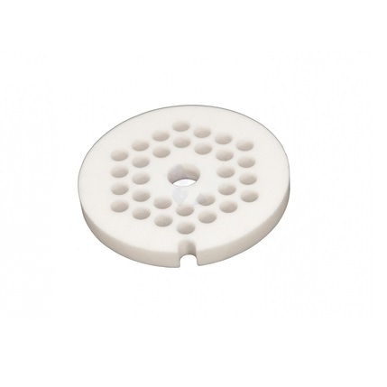 Решетка мясорубки Bosch, Zelmer, Аксион, Бриз (⌀-53,5мм/8мм), подрезная, керамика, 1141