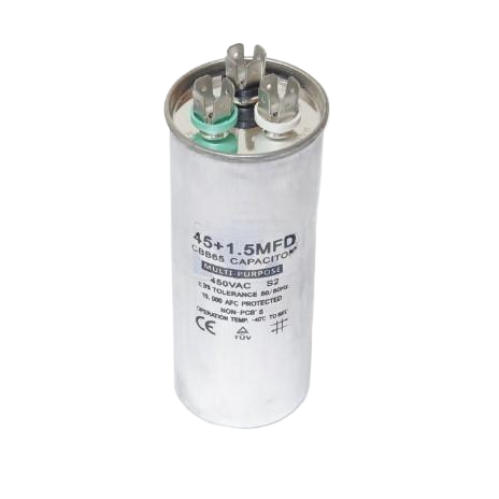 Конденсатор CBB65 45+1.5мкф (металл), 450V
