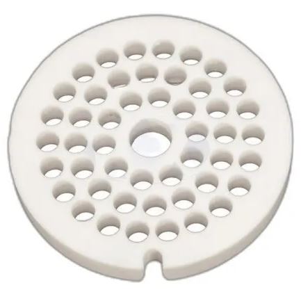 Решетка мясорубки Zelmer, Moulinex, Kenwood ⌀-61,5мм/9мм, отверстия-5мм, керамика, 1010
