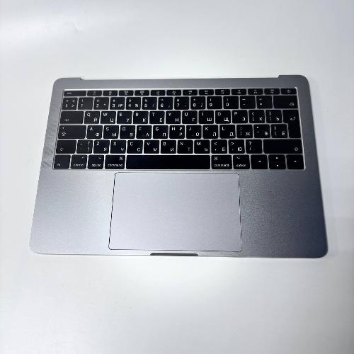 Топкейс для макбука с аккумулятором и тачпадом 1713 MacBook Pro Retina 13" 2016-2017 A1713 темный